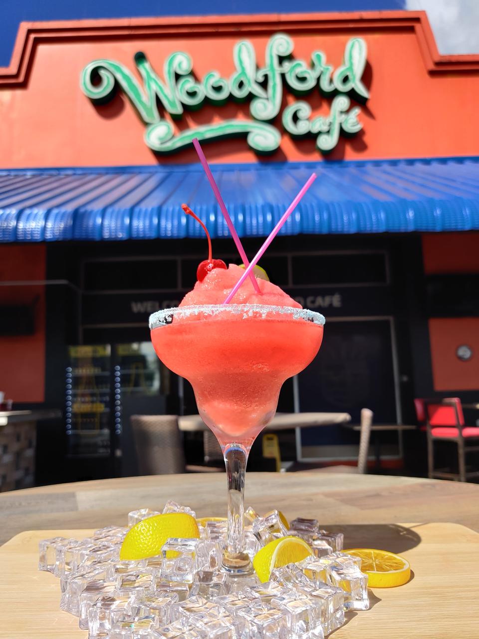 Drinks and cocktails at Woodford Café